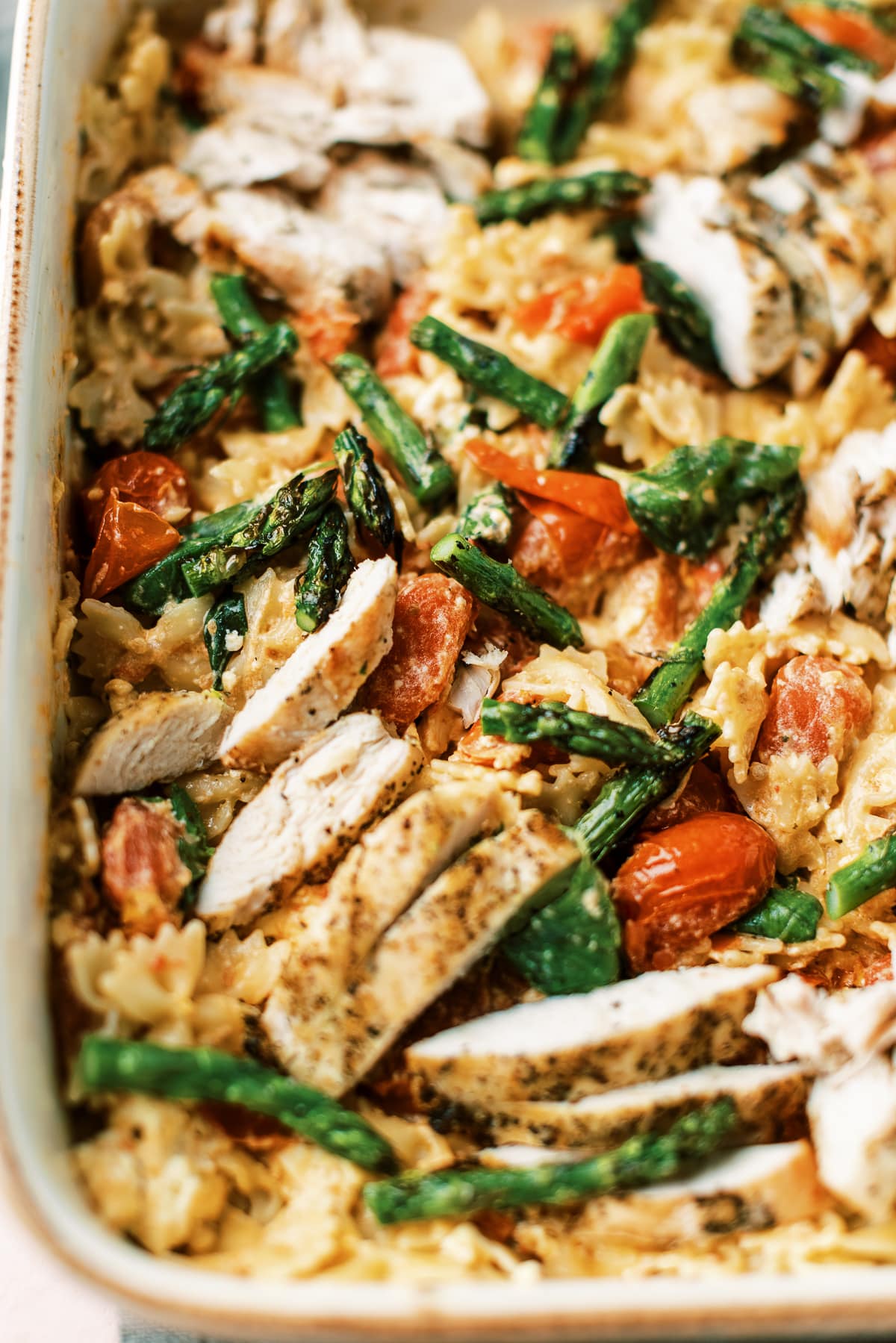 Baked Feta and Tomato Pasta with Grilled Chicken - Dad With A Pan