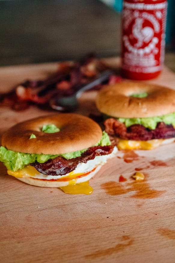 The Ultimate Bagel Breakfast Sandwich - Little Sunny Kitchen