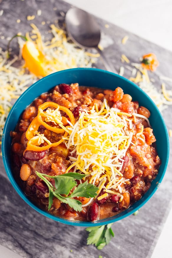 Crockpot Turkey Chili • Salt & Lavender