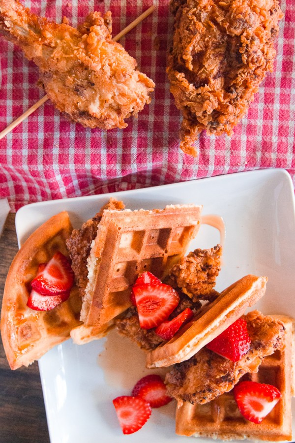 Skillet Fried Chicken And Waffles Dad With A Pan 1758