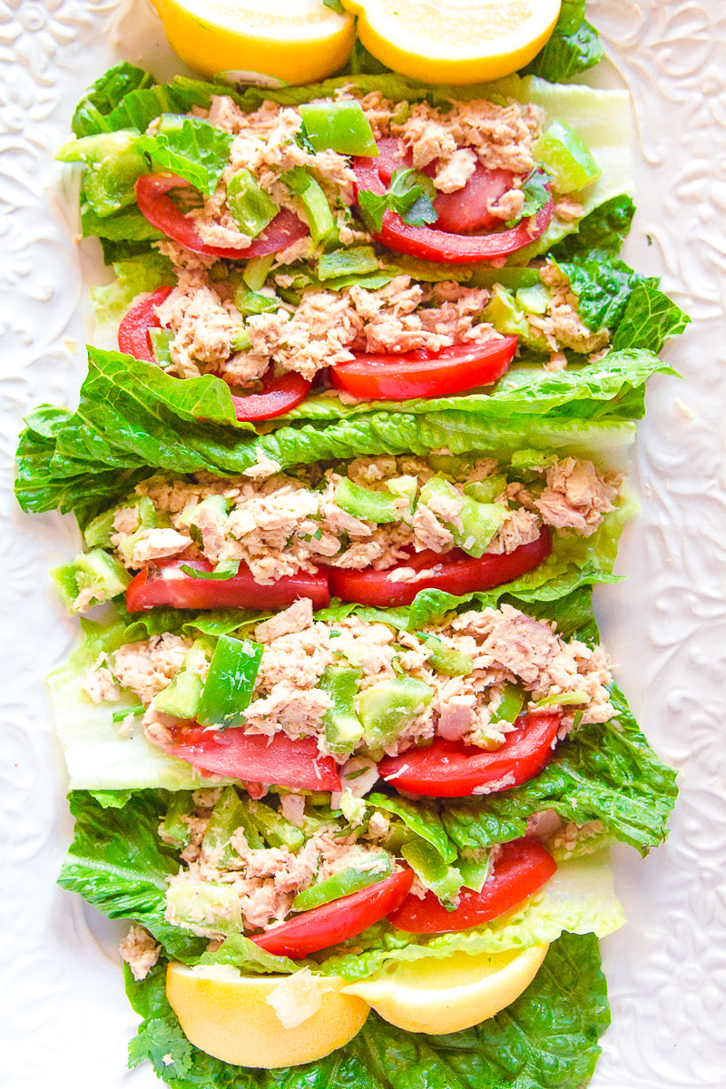 Tuna Salad Lettuce Wrap 7 - Dad With A Pan