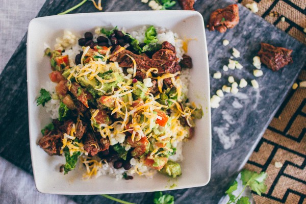 Carne Asada Burrito Bowl - Dad With A Pan