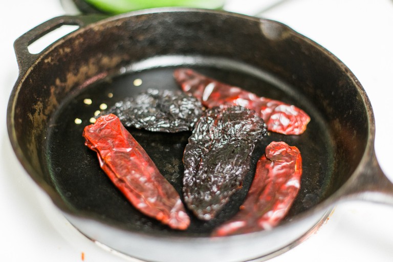 Mexican Spicy Red Chile Sauce Dad With A Pan