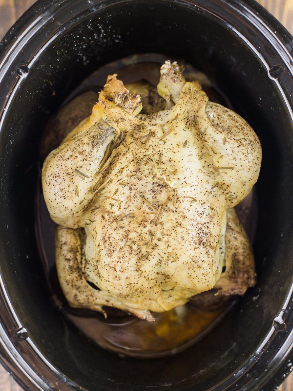 Crock Pot Roast Chicken - Dad With A Pan