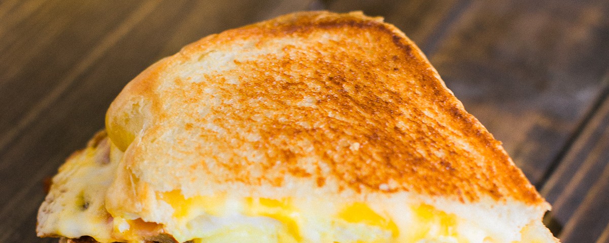 Breakfast Grilled Cheese Sandwich Dad With A Pan