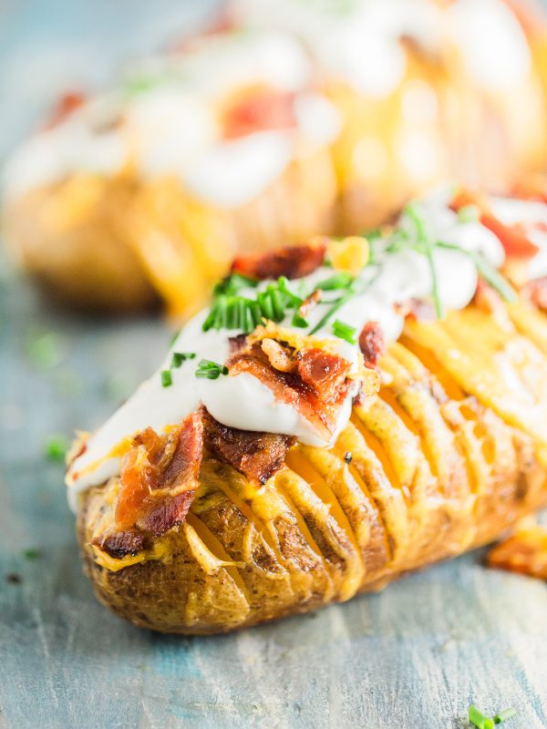 Loaded Hasselback Potatoes - Dad With A Pan