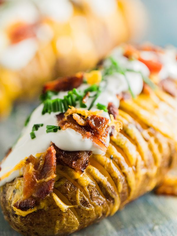 Loaded Hasselback Potatoes - Dad With A Pan
