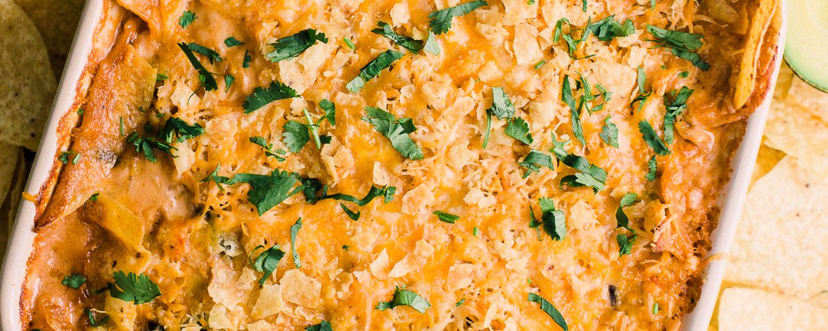 Spicy Chicken Tortilla Casserole - Dad With A Pan