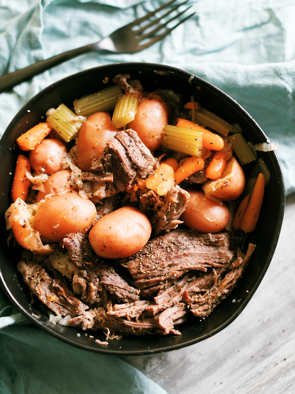 Instant Pot Roast With Beef Bone Broth Dad With A Pan
