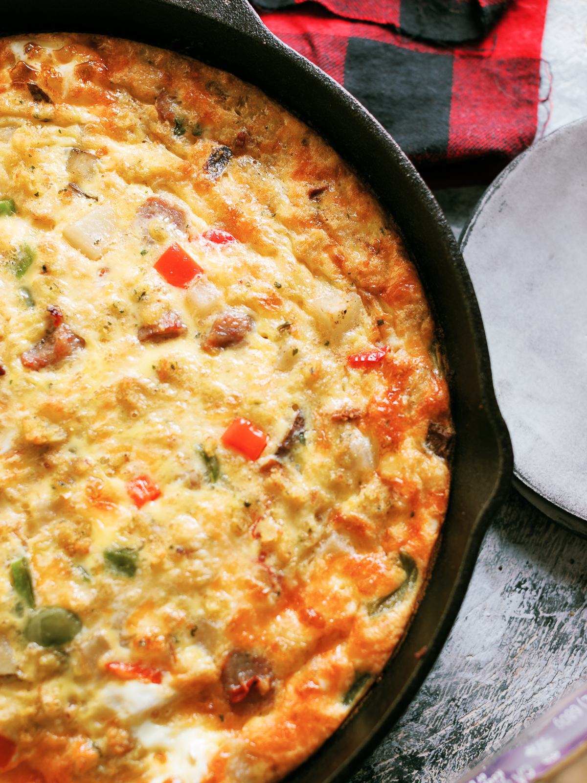 Leftover Thanksgiving Stuffing Frittata - Dad With A Pan