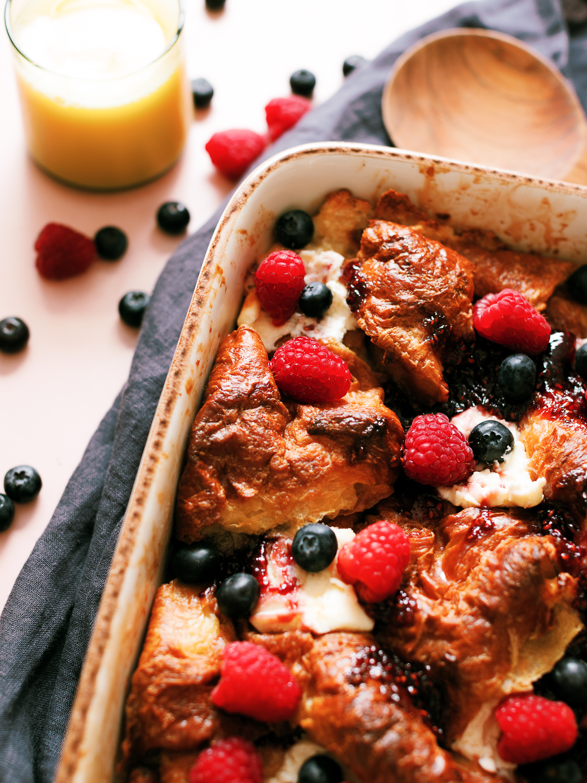 Cream Cheese Croissant French Toast Bake Dad With A Pan