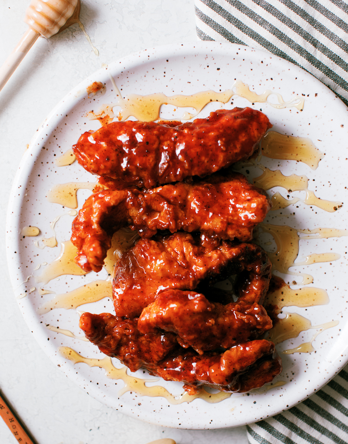 Honey Chipotle Chicken Tenders From Scratch Dad With A Pan