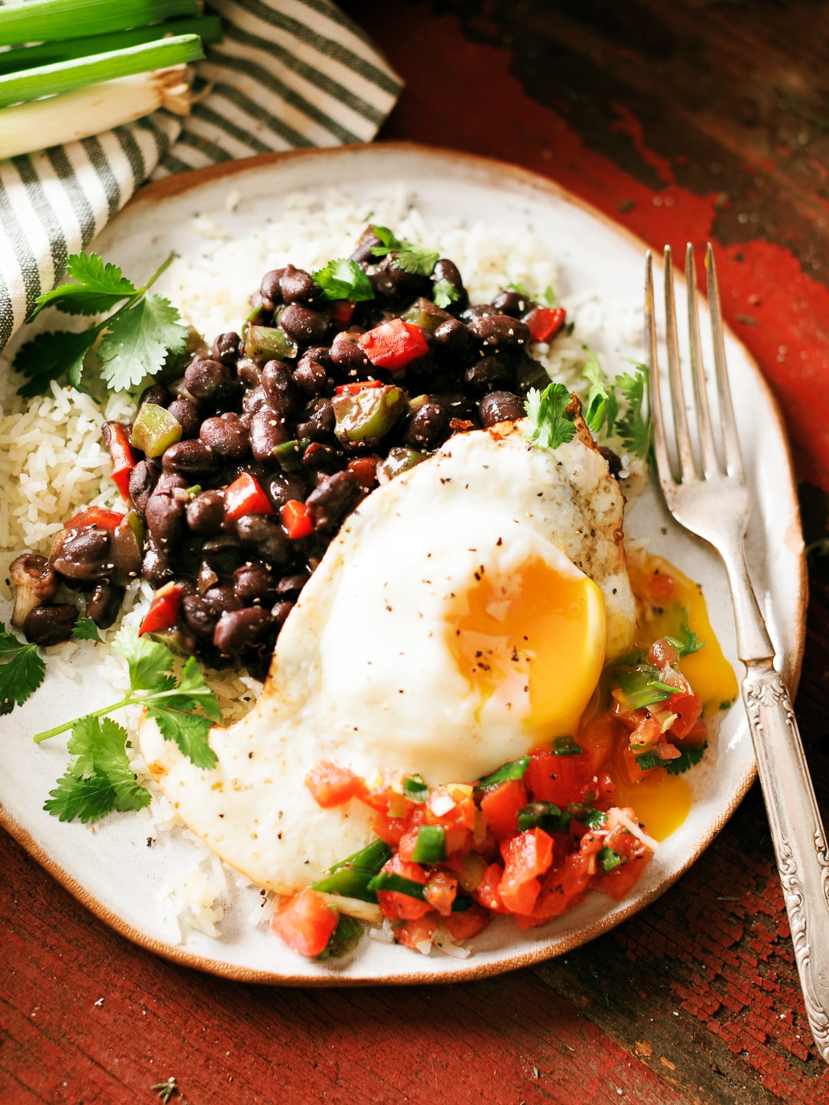 Cuban Beans and Eggs Dad With A Pan