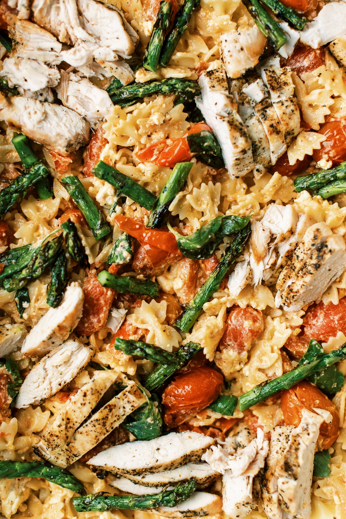 Baked Feta and Tomato Pasta with Grilled Chicken - Dad With A Pan