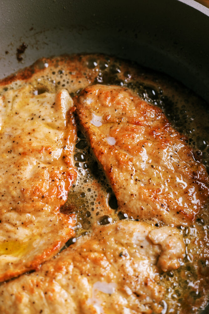 Easy chicken piccata in a zesty lemon-caper sauce, perfect for a quick, flavorful dinner that's easy to prepare.